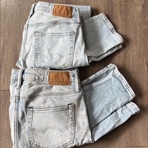American Eagle Outfitters Airflex Light Wash Skinny Jeans